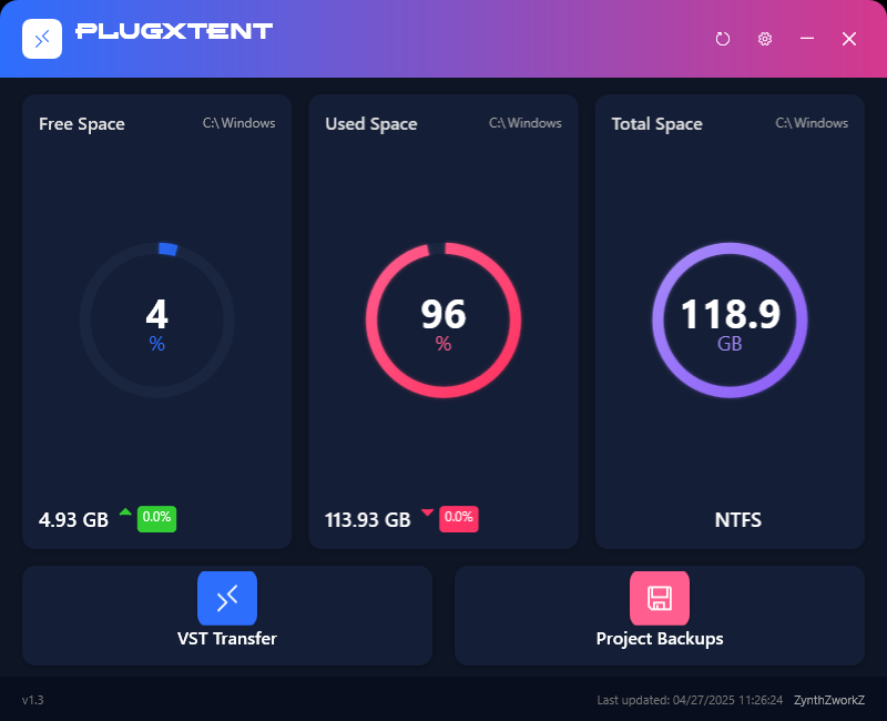 Plugxtent Interface